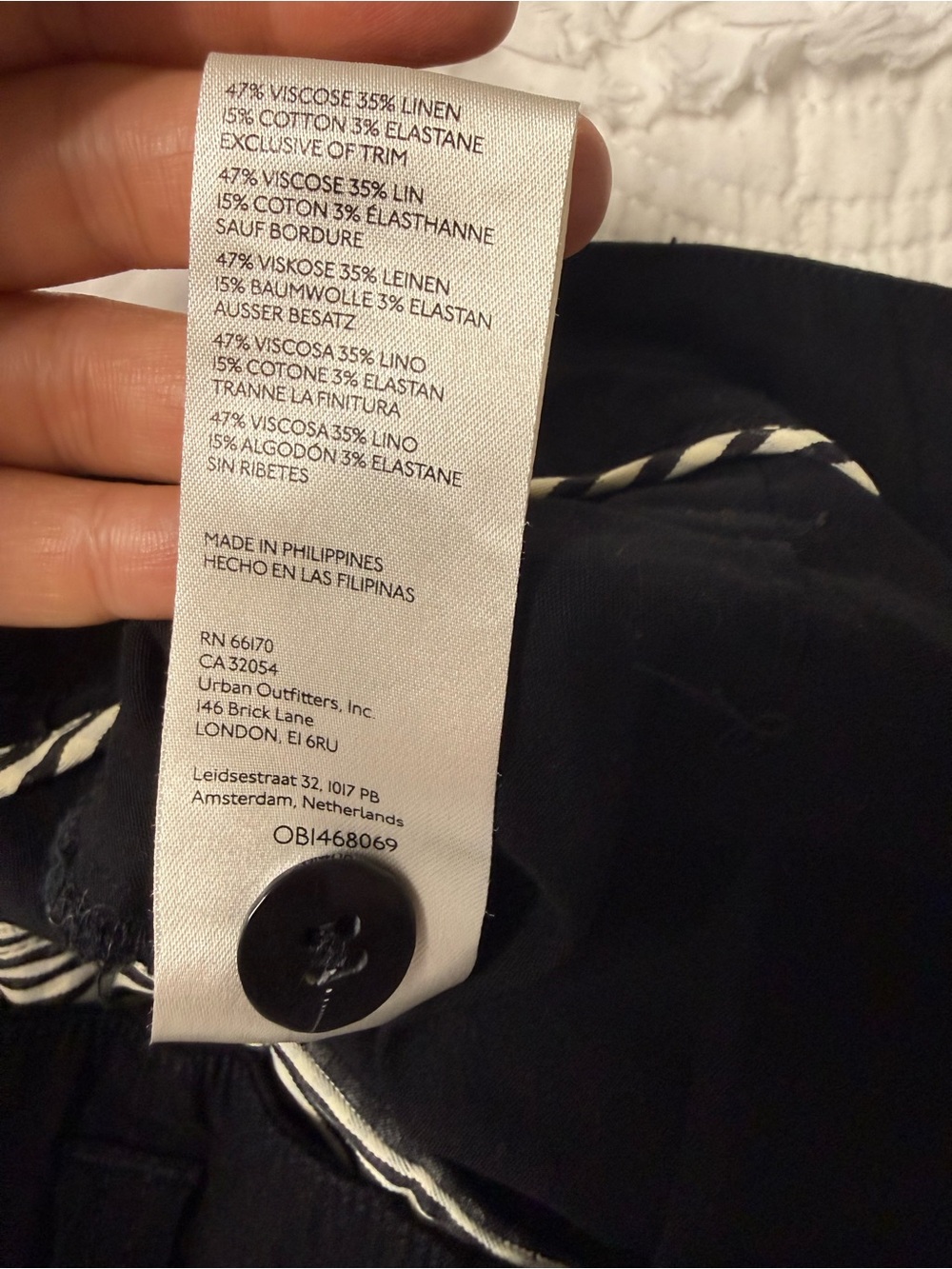 Maeve Anthropologie Black High-Rise Wide Leg Pants - Picture 7 of 8
